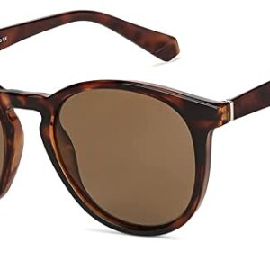 Vincent Chase Eyewear By Lenskart | Full Rim Round Branded Latest and Stylish Sunglasses | Polarized and 100% UV Protected | Men & Women | Large | VC S13972-Pack of 1